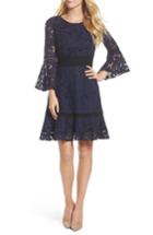 Women's Eliza J Bell Sleeve Lace Dress - Blue