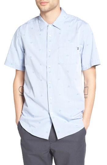 Men's Obey Rose Addiction Woven Print Shirt
