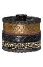 Women's Cynthia Desser Genuine Snakskin Cuff