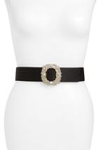 Women's Kate Spade New York Crystal Pull-through Belt - Black