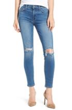 Women's Current/elliott The Stiletto Ripped Skinny Jeans - Blue