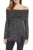 Women's Michael Stars Off The Shoulder Knit Top, Size - Black