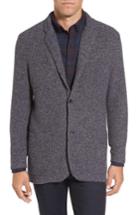 Men's Michael Bastian Deconstructed Merino & Yak Wool Sweater Jacket