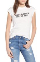 Women's Kid Dangerous The Band's With Me Tee - White