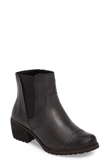 Women's Aetrex 'autumn' Block Heel Bootie Eu - Black