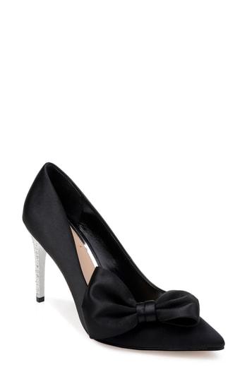 Women's Jewel Badgley Mischka Jolanda Bow Pump M - Black