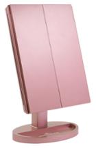 Impressions Vanity Co. Touch Led Trifold Vanity Mirror, Size - Rose Gold