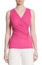 Women's Fuzzi Ruched Tulle Tank - Pink