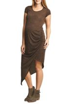 Women's The Urban Ma Draped Maternity Dress - Brown