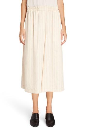 Women's Acne Studios Michela Linen Blend Culottes Us / 34 Eu - Beige
