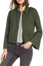 Women's Bb Dakota Jennie Cotton Twill Army Jacket - Green