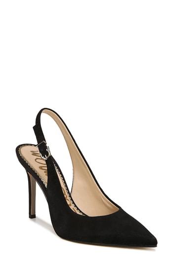 Women's Sam Edelman Hastings Slingback Pump .5 M - Black