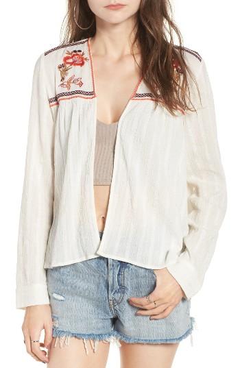 Women's Sun & Shadow Embroidered Gauze Jacket