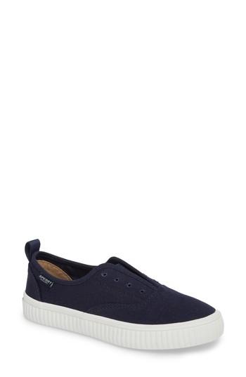 Women's Sperry Crest Creeper Cvo Slip-on Sneaker M - Blue