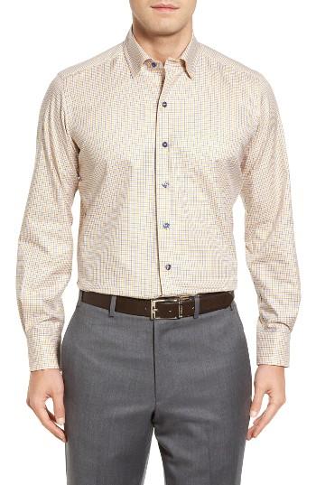 Men's David Donahue Tattersall Sport Shirt