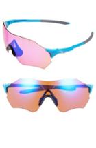 Women's Oakley Evzero Range Prizm(tm) 73mm Shield Sunglasses - Matte White/ Clear Black