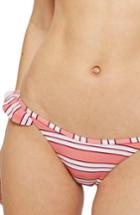 Women's Topshop Stripe Frill Bottoms Us (fits Like 0) - Pink