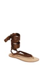 Women's Amuse Society X Matisse Oceano Lace-up Sandal M - Brown
