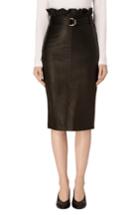 Women's J Brand Claudia Leather Pencil Skirt