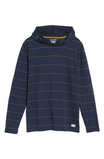 Men's Billabong Die Cut Stripe Pullover Hoodie, Size - Blue