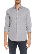 Men's Culturata Coupe Dot Tailored Fit Gingham Sport Shirt
