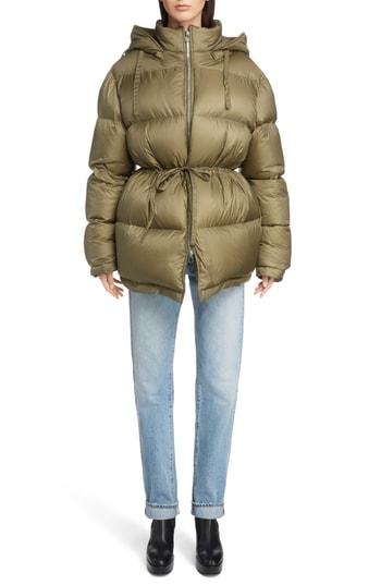Women's Acne Studios Puffer Coat Us / 32 Eu - Green