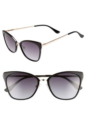 Women's Chelsea28 Origami 55mm Cat Eye Sunglasses - Black