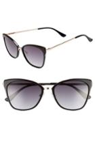 Women's Chelsea28 Origami 55mm Cat Eye Sunglasses - Black