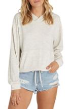 Women's Billabong Burning Sun Hoodie - Grey