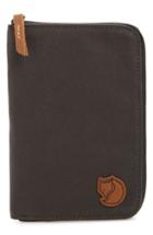 Fjallraven Canvas Passport Wallet - Grey