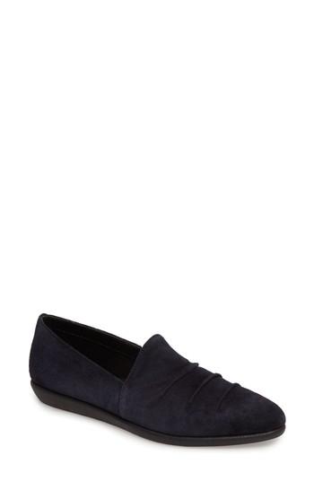 Women's The Flexx Draped Wedge Slip-on .5 M - Blue