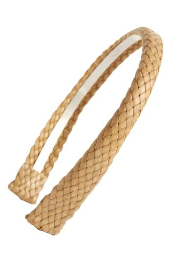 Cara Woven Headband, Size - Brown