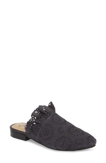 Women's Free People Eyelet Sienna Mule Us / 36eu - Black