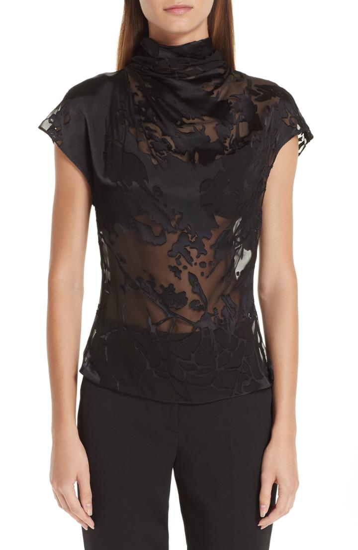 Women's Rebecca Taylor Silk Jacquard Top