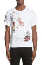 Men's Burberry Sketch Print Graphic T-shirt - White
