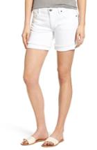 Women's True Religion Brand Jeans Emma Bermuda Shorts - White