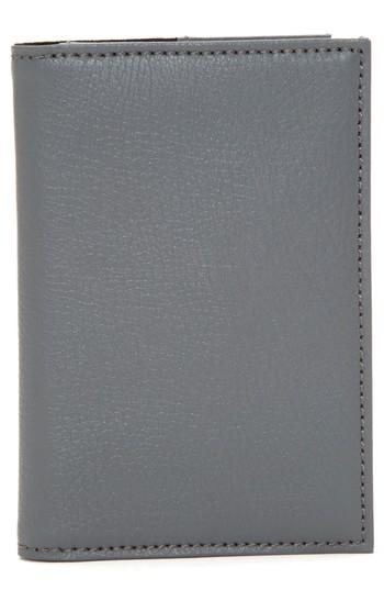 Men's Wolf Howard Passport Case - Grey