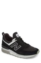 Men's New Balance 574 Sport Sneaker .5 D - Black