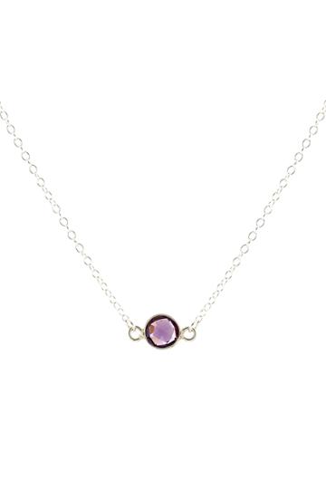 Women's Kris Nations Tiny Birthstone Pendant Necklace