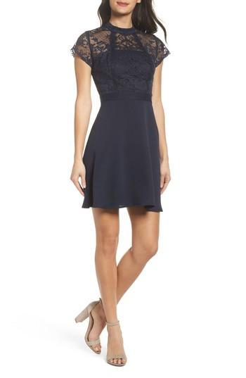 Women's 19 Cooper Lace Fit & Flare Dress - Blue