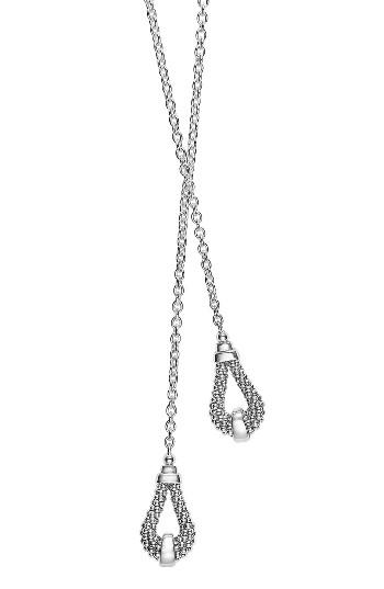 Women's Lagos Derby Caviar Lariat Necklace