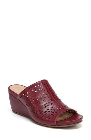 Women's Naturalizer Cutout Wedge Sandal N - Red