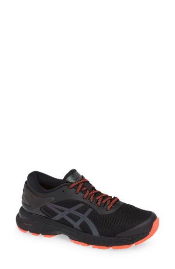Women's Asics Gel-kayano 25 Lite-show Running Shoe .5 B - Black