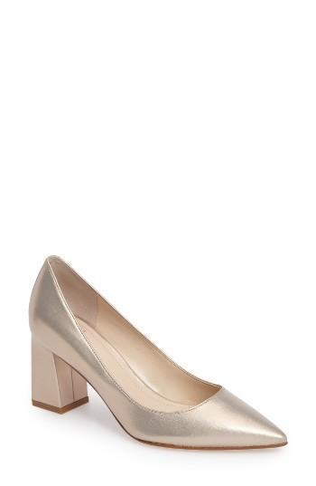 Women's Marc Fisher D 'zala' Pump, Size 8.5 M - Metallic