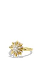 Women's David Yurman 'starburst' Ring With Diamonds In Gold