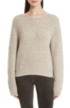 Women's Vince Saddle Sleeve Cashmere Sweater - Beige