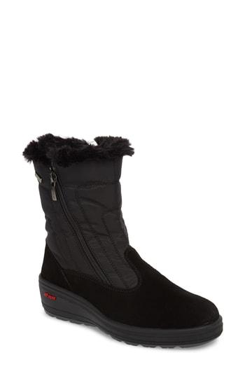 Women's Pajar Raff Waterproof Boot With Faux Fur Lining -8.5us / 39eu - Black