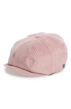 Women's Brixton Brood Corduroy Newsboy Cap - Purple