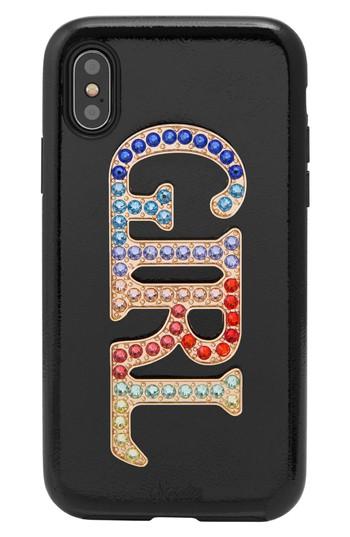 Sonix Swarovski Girl Iphone X Case - Black