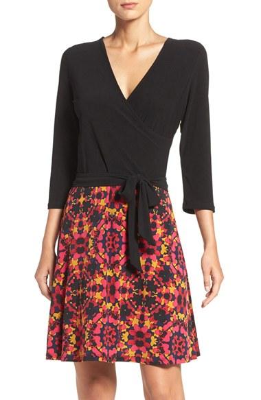 Women's Leota Faux Wrap Matte Jersey Dress
